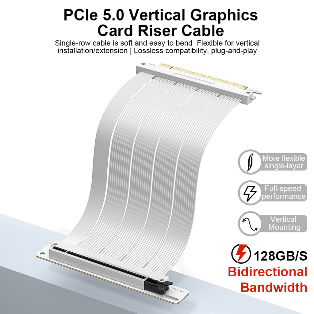 Pcie 5.0 Gpu Riser Cable - PCI‑E 5.0 X16 GPU 라이저 케이블