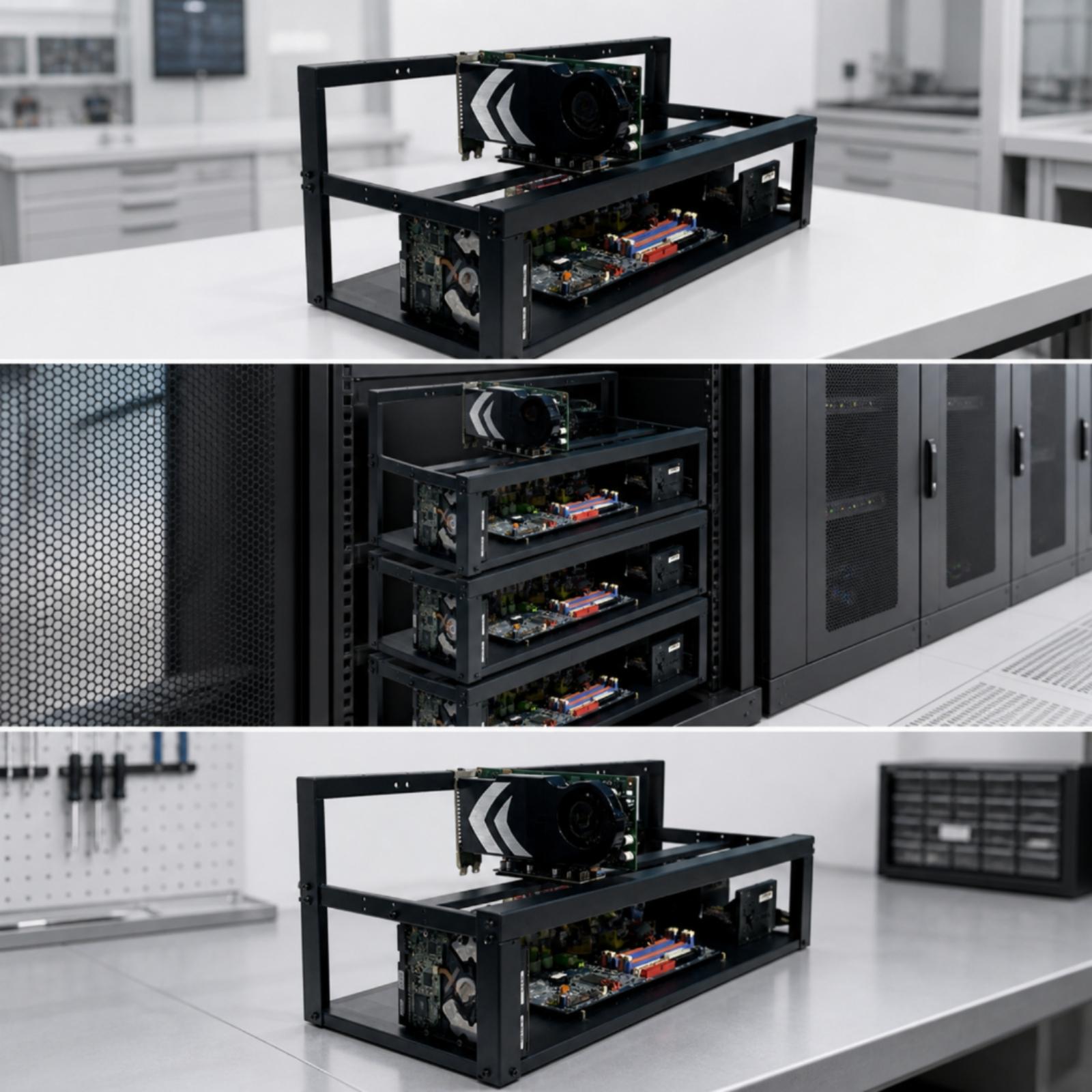 8개의 그래픽 카드를 장착할 수 있는 개방형 프레임 G - Gpu Mining Rig Frame 8 Gpu 리뷰 및 가격